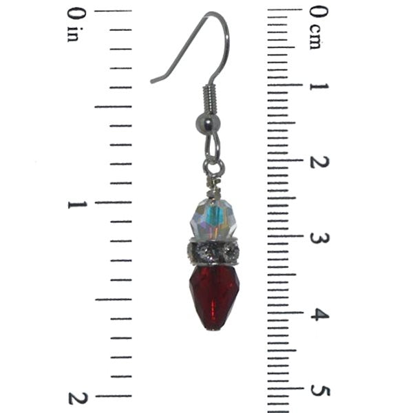 ARABESQUE Silver plated Siam Hook Earrings