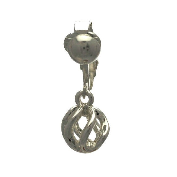 BATHILDA Silver Plated Clip On Earrings By Rodney