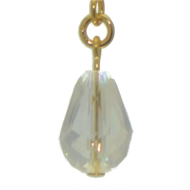 BETRESH gold plated clear ab crystal glass hook earrings