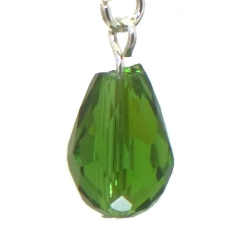 BETRESH silver plated green ab crystal glass clip on earrings