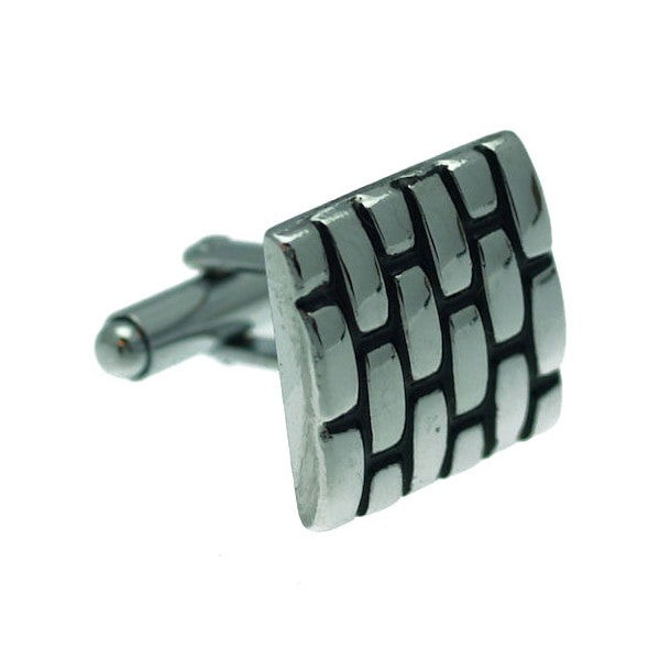 Caesar CCL 0003 S Silver tone Cufflinks