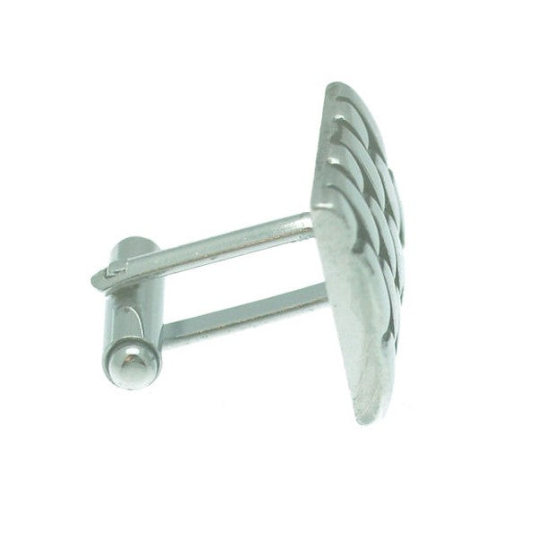 Caesar CCL 0003 S Silver tone Cufflinks