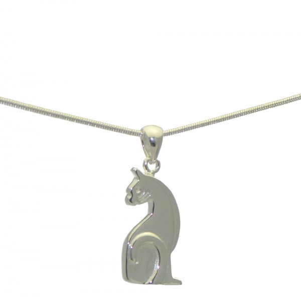 CAT PRINCESS silver plated cat necklace by VIZ