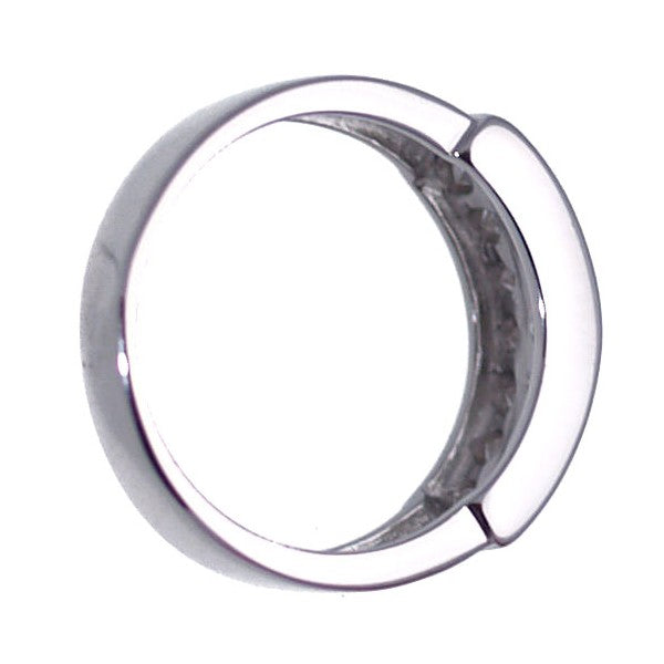 Chesterfield Sterling Silver Cubic Zirconium Eternity Ring sz R