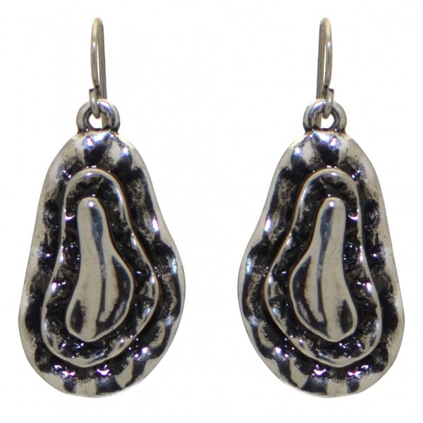 CLARIEE silver plated hook earrings