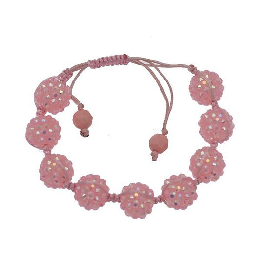 DELA Pink Shambala Style Bracelet