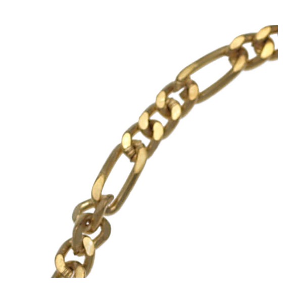 ECCHUMATI Gold Plated Heart and Disk Ankle Chain