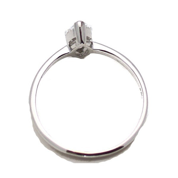 Hesperia Sterling Silver Cubic Zirconium Solitaire Ring size R