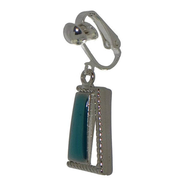JANA silver plated turquoise clip on earrings by Rodney