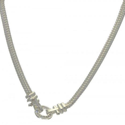 KAMADEVA Silver tone Choker Necklace