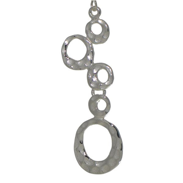 NIOBE silver plated hoop hook earrings by VIZ