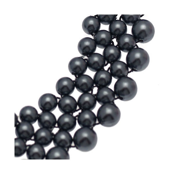 Treasure Grey faux Pearl Necklace Set