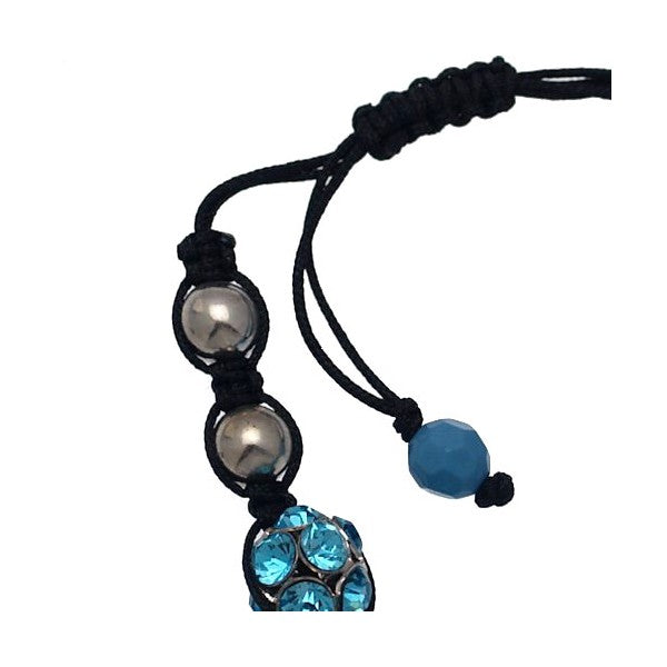 ADELE Black Turquoise Shambala Style Bracelet