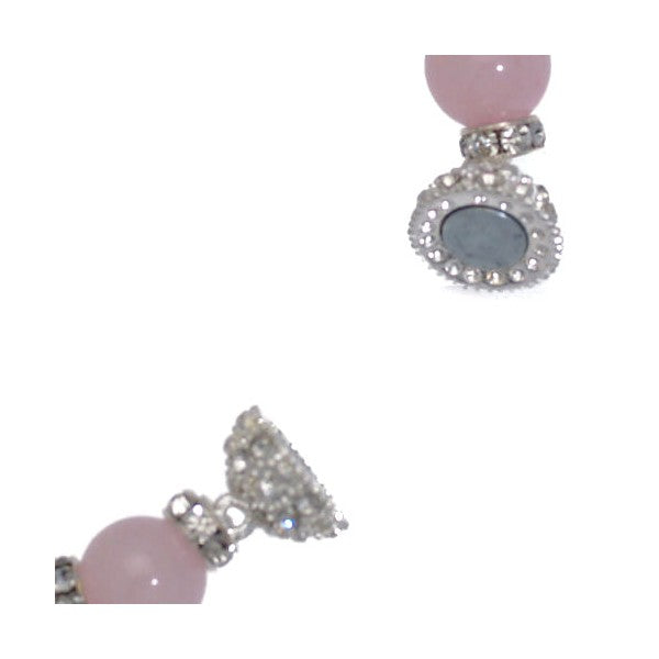 ALEGRA Silver tone Cream Pink Freshwater Pearl Bracelet