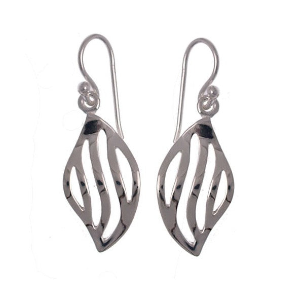 Anstice Sterling Silver tone Hook earrings