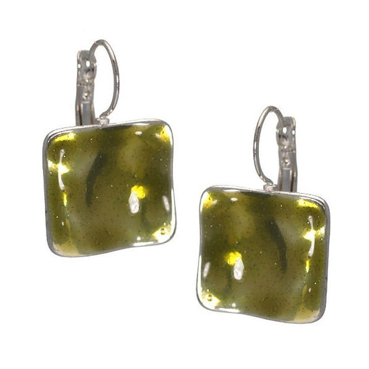 Arabella Green Hook Earrings