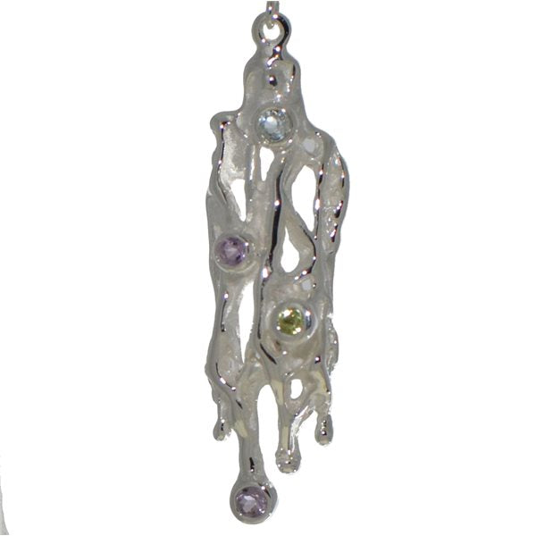 ATALANTA silver plated hook earrings by VIZ