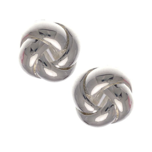 Bali Silver Clip On Earrings