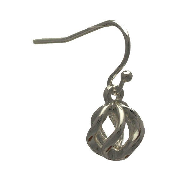 BATHILDA Silver Plated Hook Earrings By Rodney