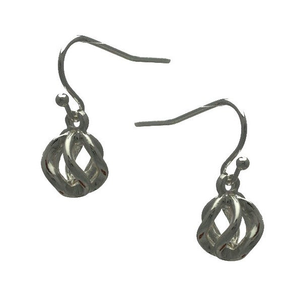 BATHILDA Silver Plated Hook Earrings By Rodney