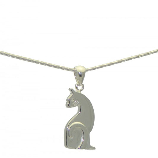 CAT PRINCESS silver plated cat necklace by VIZ