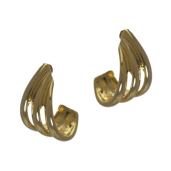 Cicely Gold tone Stud earrings