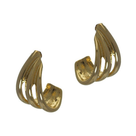Cicely Gold tone Stud earrings