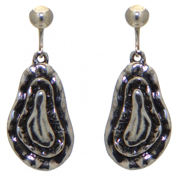 CLARIEE silver plated clip on earrings