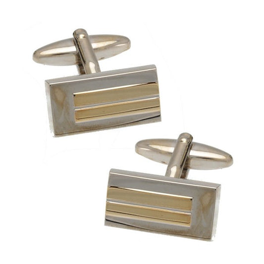 Cole Silver and Gold tone Cufflinks