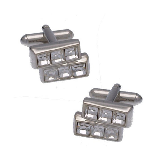 Danny Silver tone Cufflinks