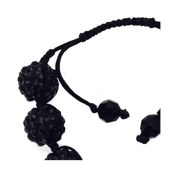 DELA Black Shambala Style Bracelet