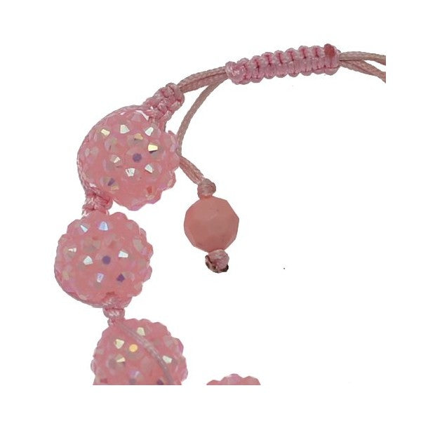 DELA Pink Shambala Style Bracelet