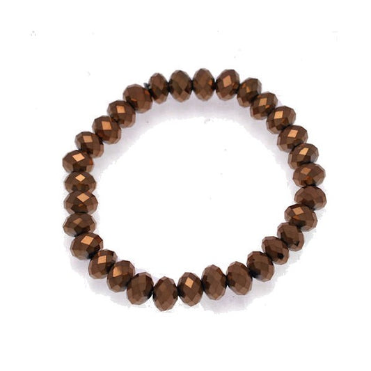 Dillie Bronze Elasticated Bracelet