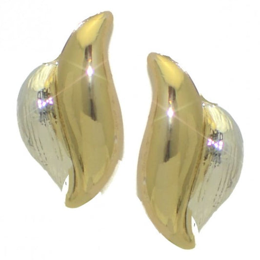 EDBURGA Gold and Silver Plated Clip On Earrings by Rodney