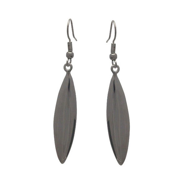 ELDA Silver Plated Leaves Hook Earrings by VIZ