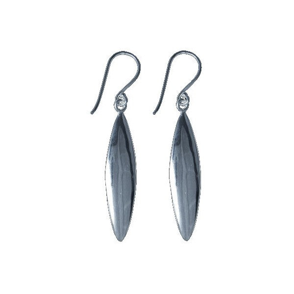 ELDA Silver Plated Leaves Hook Earrings by VIZ