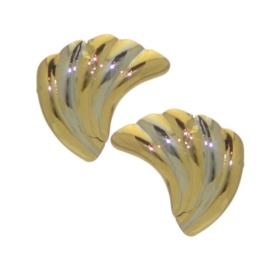 FANTASY Gold and Silver Plated Clip On Earrings by Rodney