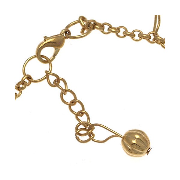FIROZA Gold Plated Ankle Chain