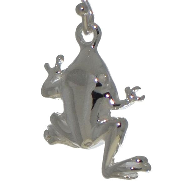 FROGGER silver plated frog hook earrings by VIZ
