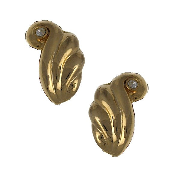 Jerry Gold tone Clip On earrings