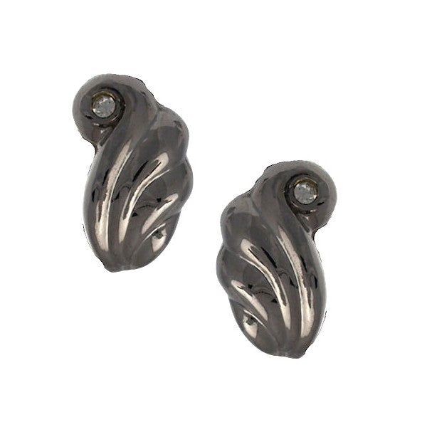 Jerry Silver tone Clip On earrings