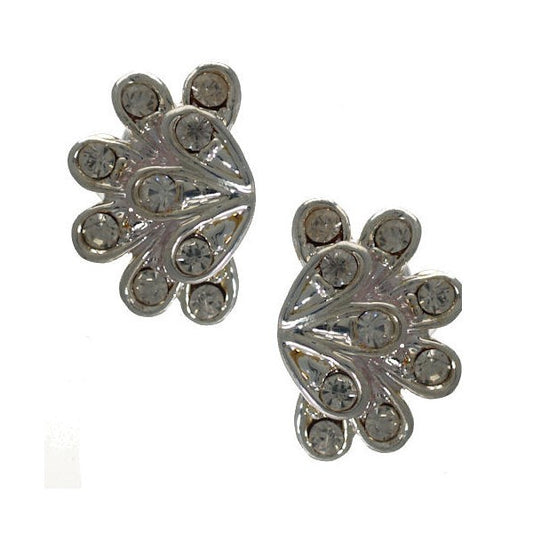 Josette Silver tone Post Earrings