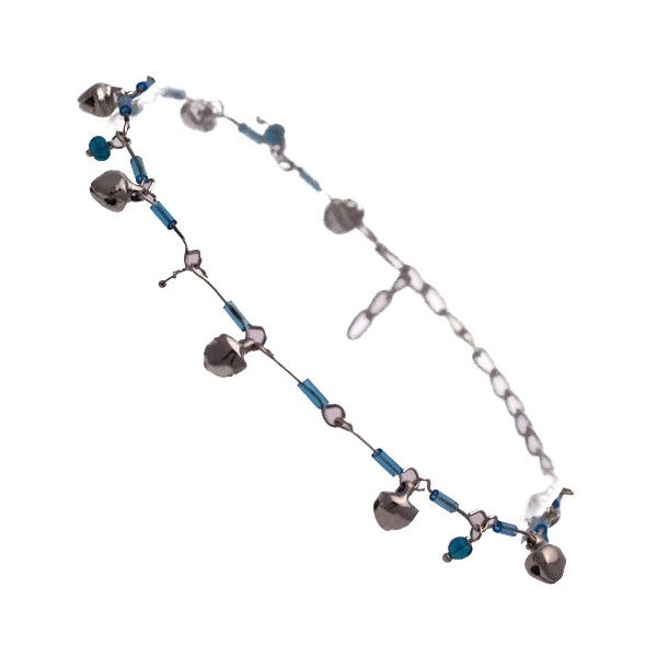 Kalyani Silver tone Turquoise Ankle Chain