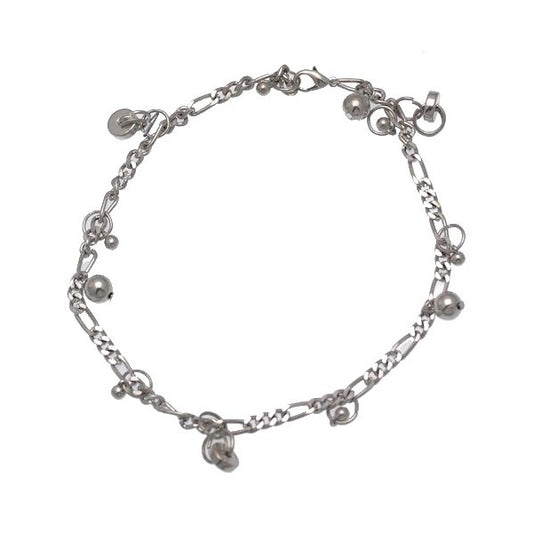 KAMALASHKI Silver Plated Ankle Chain