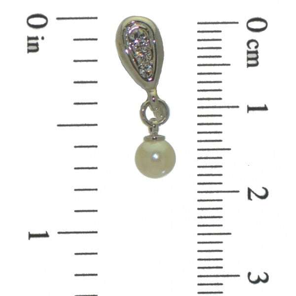 LAKYN silver plated crystal clip on earrings by Rodney