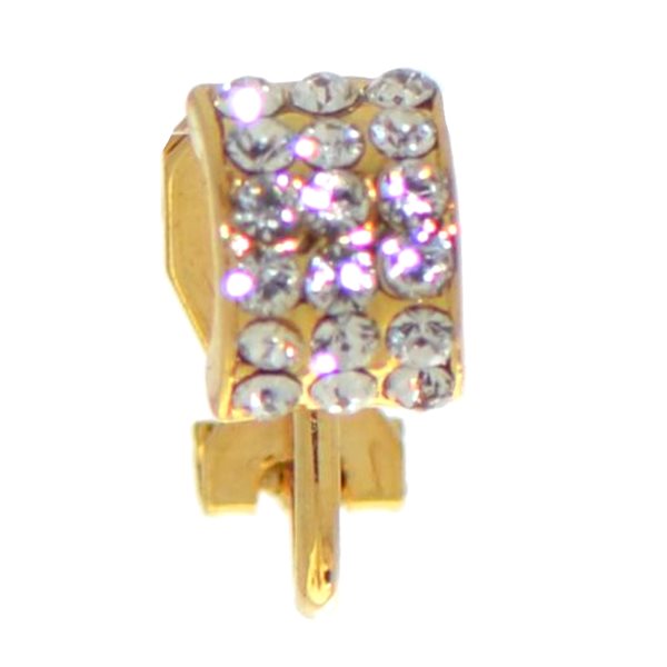 LORELEI gold plated crystal clip on by Rodney