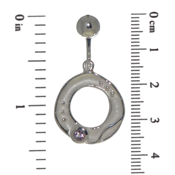 LUNA silver plated white amethyst clip on earrings by VIZ