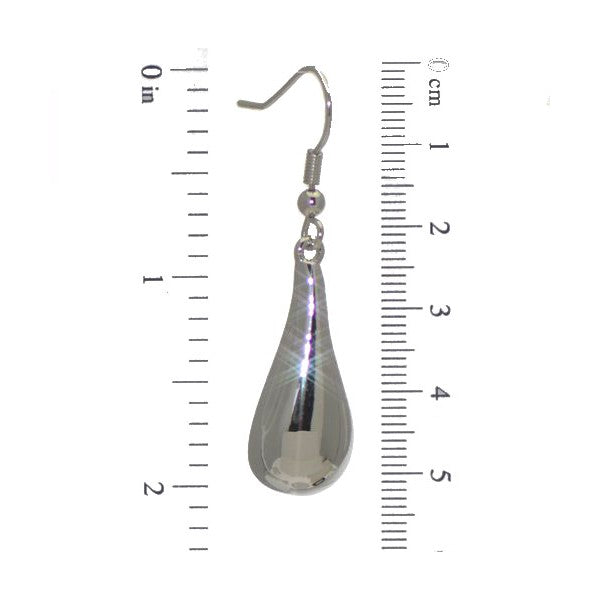LUNETTA Silver Plated Spooned Hook Earrings