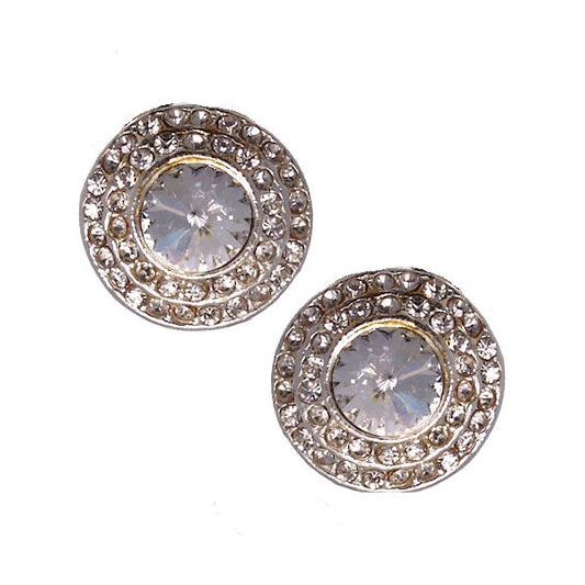 Marlie Silver tone Clip On Earrings