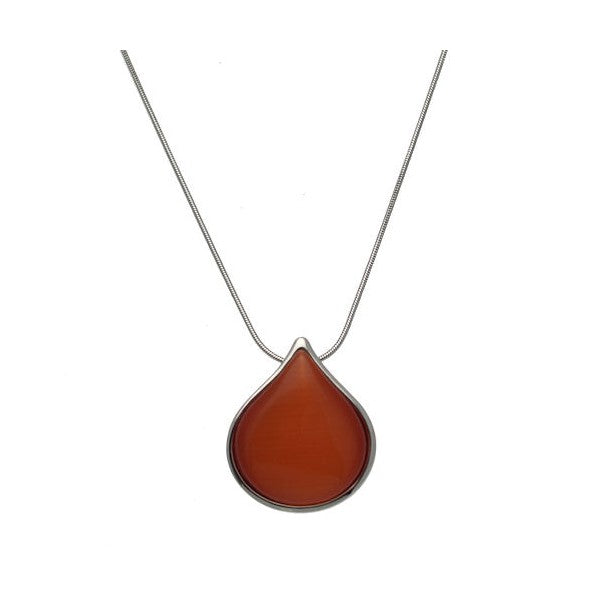 Milena Silver tone Apricot necklace